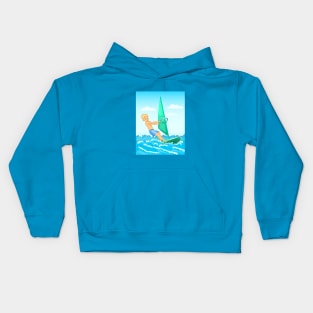 Surfer Boy Kids Hoodie